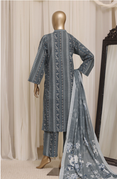 Ebony Charm Grey 3 Piece Suit