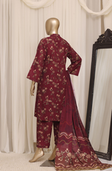 Rose Red 3 Piece Suit